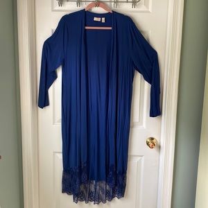 Logo‎ lavish large cardigan duster, never worn, NWOT